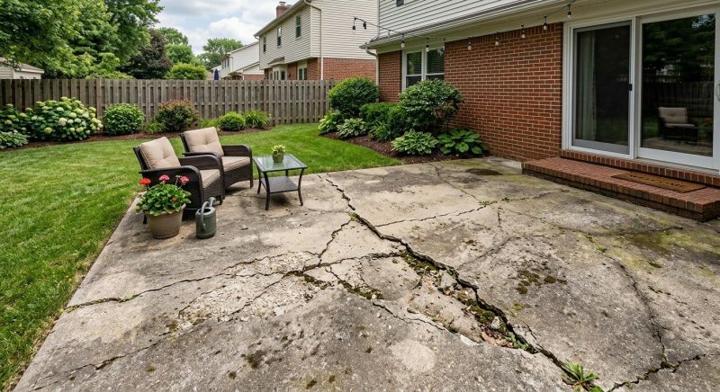 Cement Patio Repair in Corpus Christi, TX