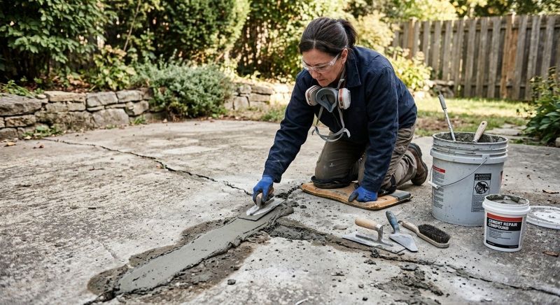 Chipped Concrete Repair in Miami Dade County, FL
