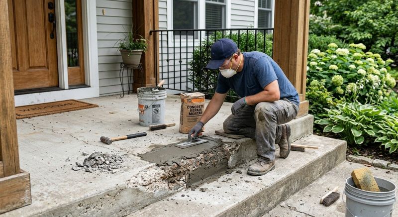 Concrete Apron Repair in West Des Moines, IA