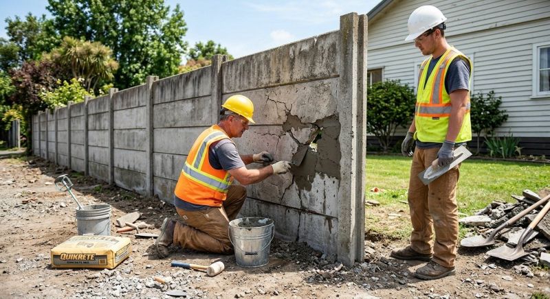 Concrete Fence Repair in Corpus Christi, TX