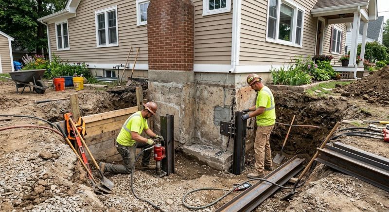 Exterior Foundation Repair in Columbus, OH