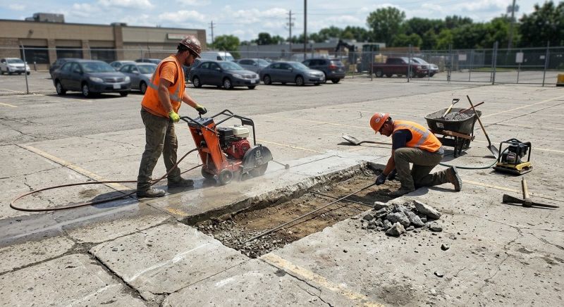Garage Slab Repair in West Des Moines, IA