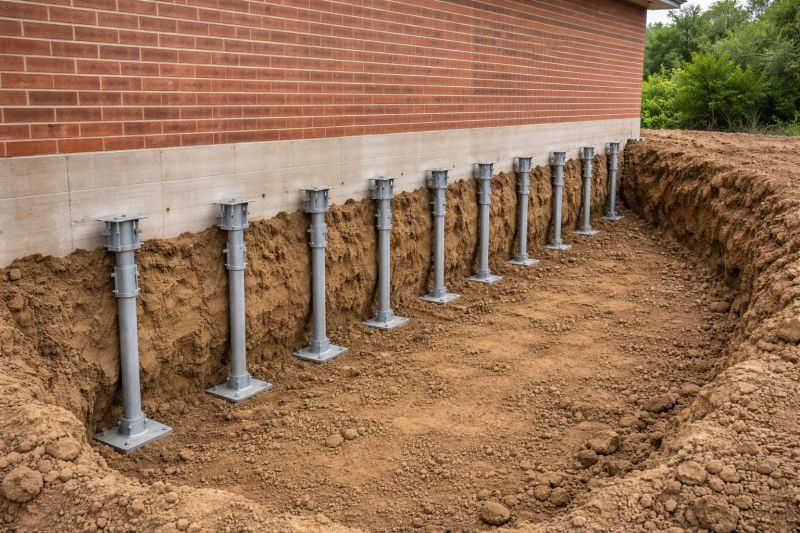 Helical Pile Installation in Columbus, OH