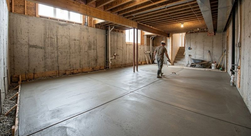 Basement Concrete Installation in Columbus, OH