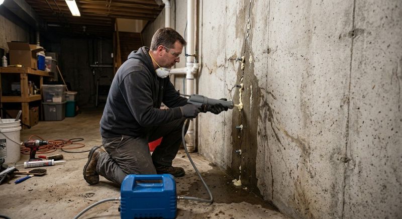 Basement Crack Repair in Sarasota, FL