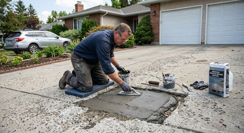 Cement Driveway Repair in Corpus Christi, TX