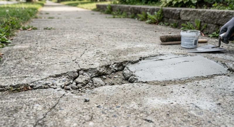 Chipped Concrete Repair in Miami Dade County, FL