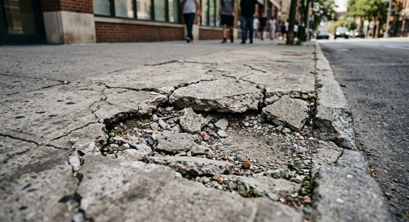 Chipped Concrete Repair in Miami Dade County, FL