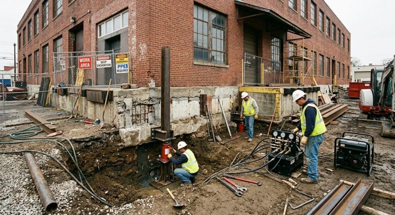 Commercial Foundation Repair in Columbus, OH