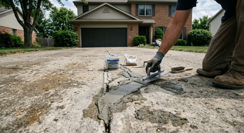 Concrete Driveway Patching in Corpus Christi, TX