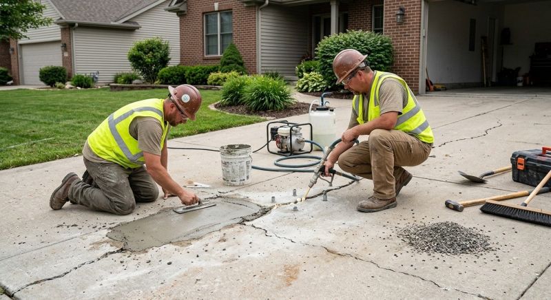 Concrete Driveway Patching in Corpus Christi, TX