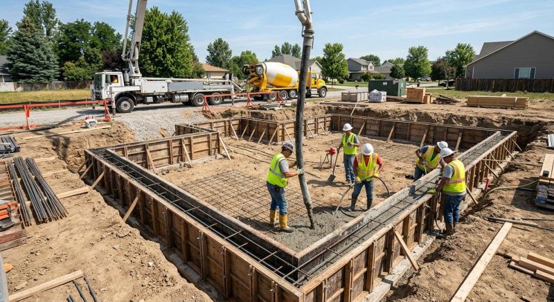 Concrete Foundation Installation in Columbus, OH