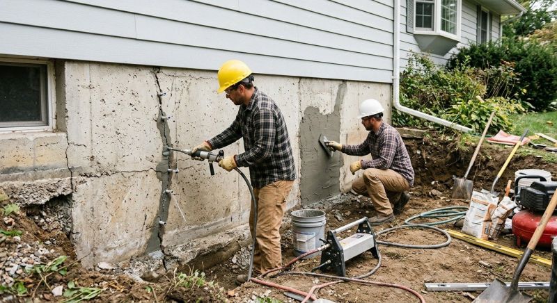 Concrete Foundation Repair in Columbus, OH