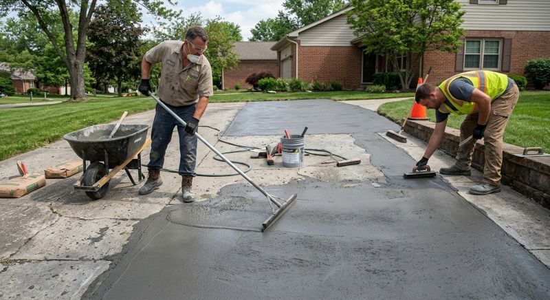 Concrete Resurfacing in West Des Moines, IA