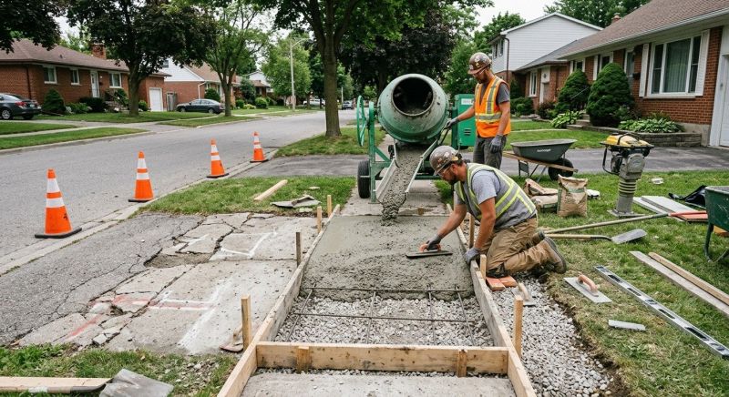 Concrete Sidewalk Repair in Corpus Christi, TX