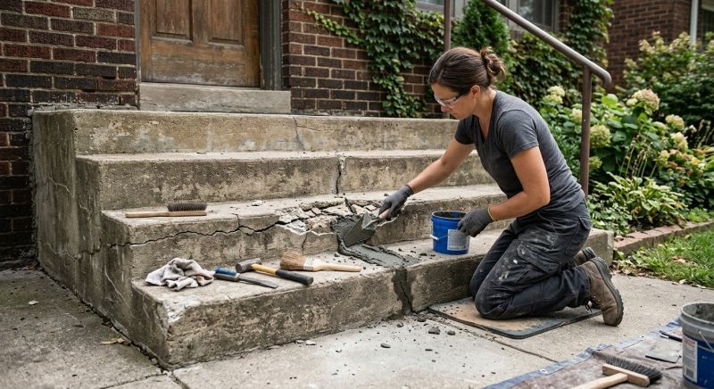 Concrete Stairs Repair in Corpus Christi, TX