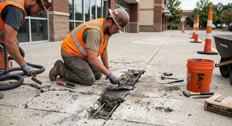 Cracked Concrete Repair in Corpus Christi, TX