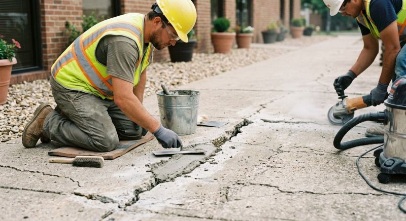 Cracked Concrete Repair in Miami Dade County, FL
