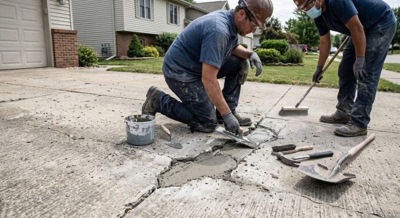 Cracked Slab Repair in Miami Dade County, FL