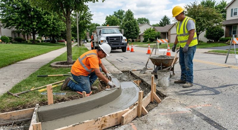 Curb Repair in West Des Moines, IA