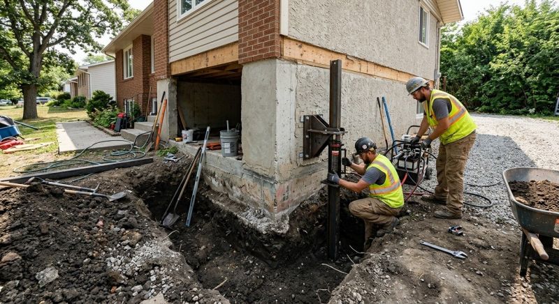 Foundation Pier Repair in Columbus, OH