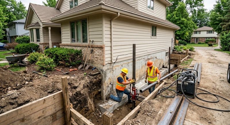 Foundation Settlement Repair in Tampa, FL