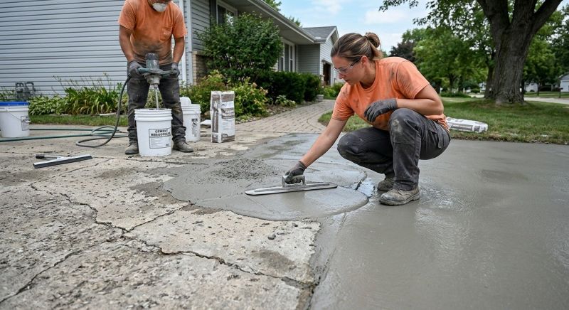 Garage Concrete Resurfacing in Des Moines, IA