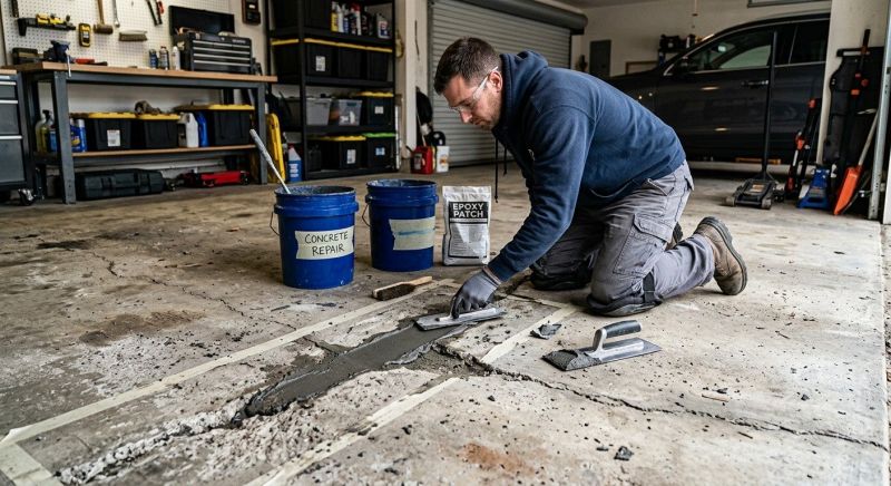 Garage Crack Repair in Miami Dade County, FL