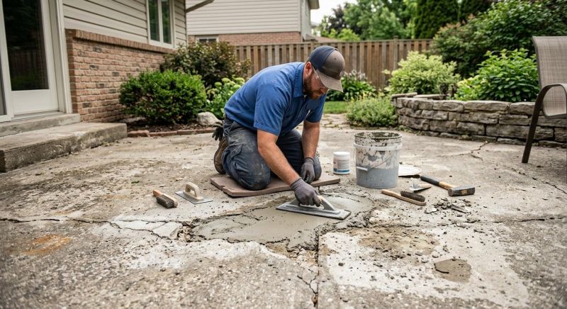 Patio Repair in Des Moines, IA