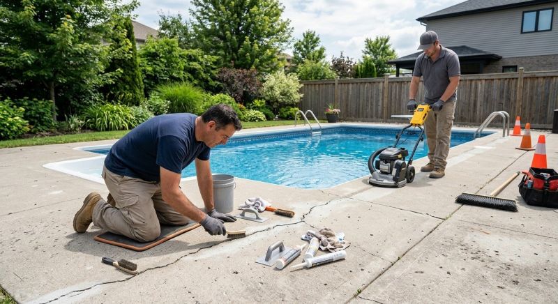 Pool Patio Maintenance in Des Moines, IA