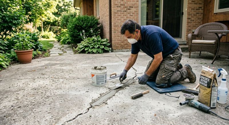 Porch Crack Repair in Corpus Christi, TX