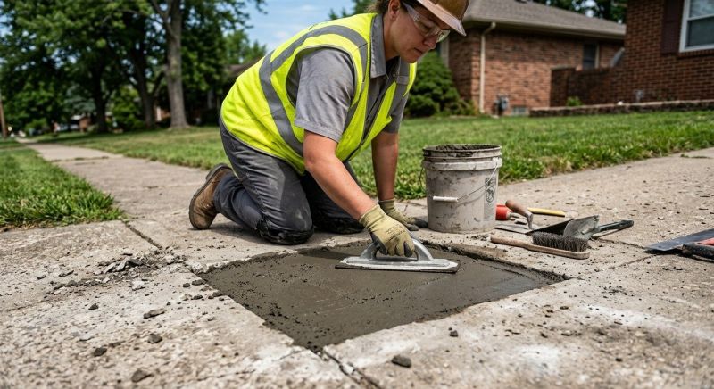 Sidewalk Concrete Repair in Corpus Christi, TX