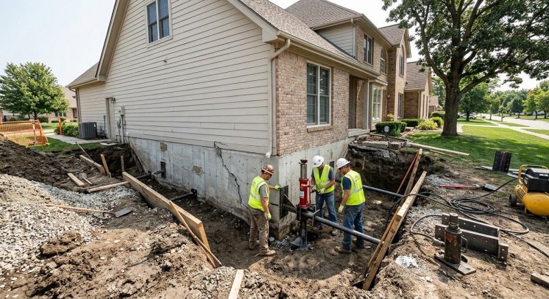 Slab Foundation Repair in Columbus, OH